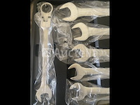 22 delige flexibele ringratel-steeksleutel set 6-32mm - afbeelding 2 van  7