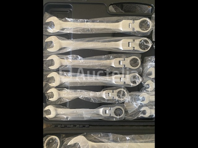 22 delige flexibele ringratel-steeksleutel set 6-32mm - afbeelding 6 van  7