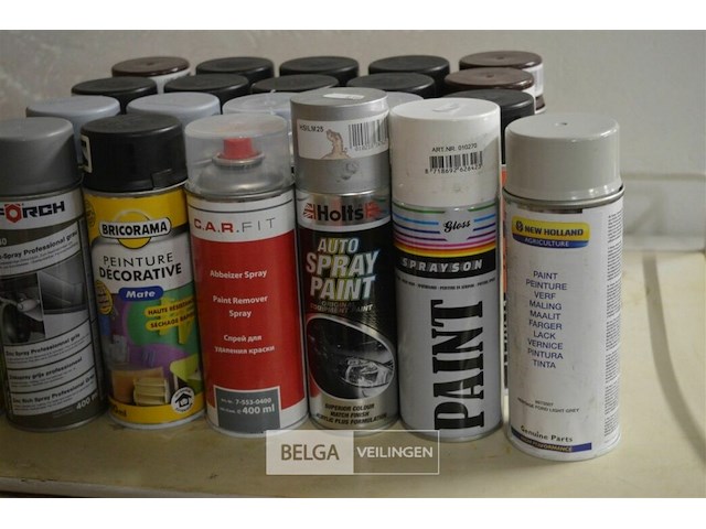 22 div. soorten spuitbussen - afbeelding 2 van  4