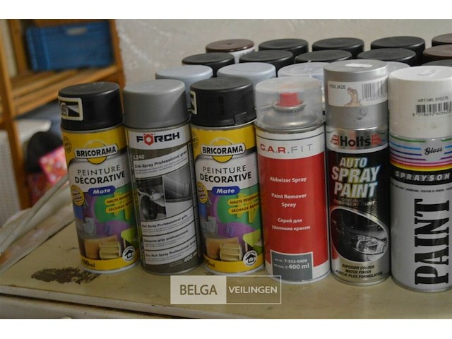 22 div. soorten spuitbussen - afbeelding 3 van  4