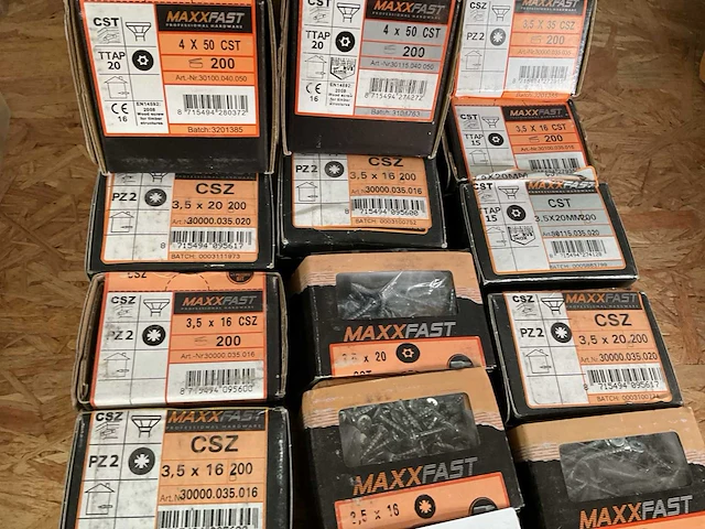 22 dozen hout schroeven deels inox - afbeelding 5 van  7