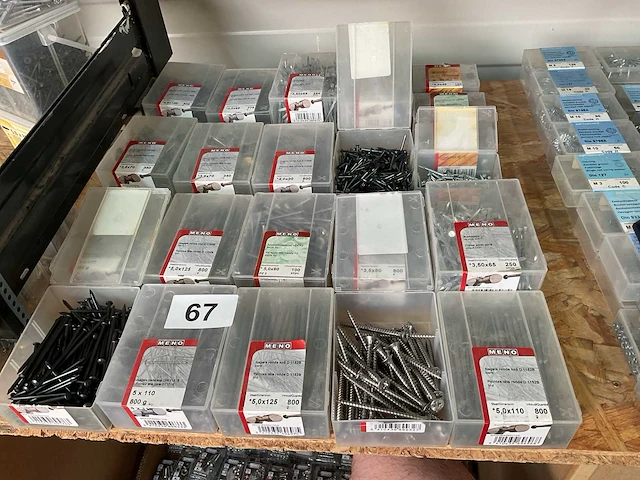 22 dozen hout schroeven staalnagels - afbeelding 2 van  7