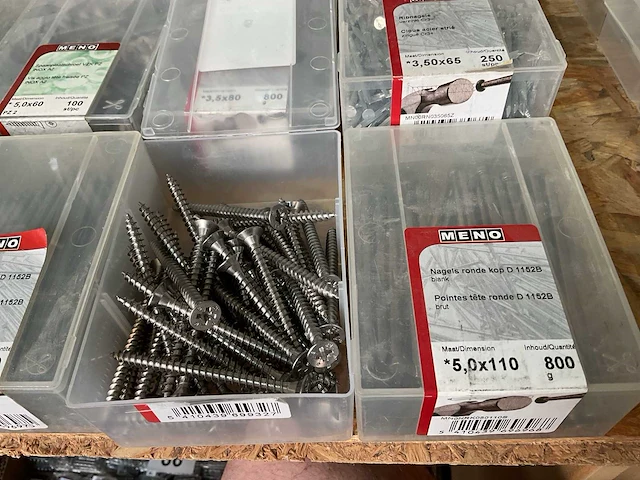 22 dozen hout schroeven staalnagels - afbeelding 3 van  7