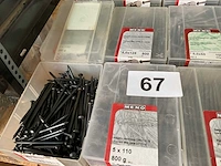 22 dozen hout schroeven staalnagels - afbeelding 4 van  7