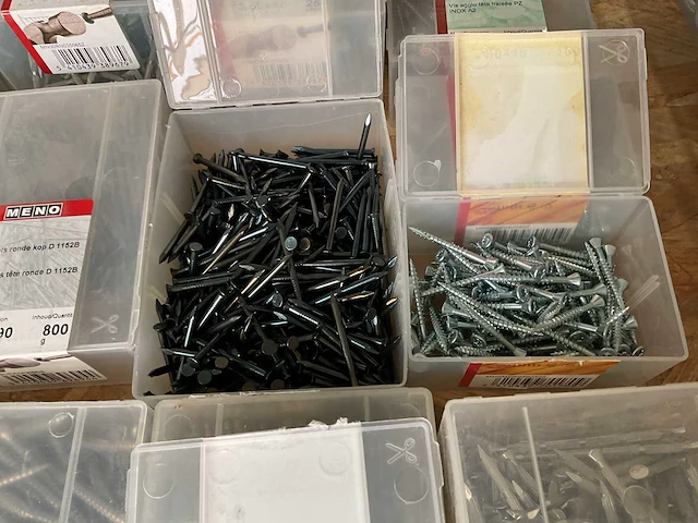 22 dozen hout schroeven staalnagels - afbeelding 5 van  7