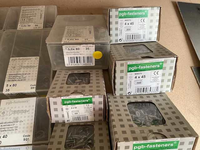 22 dozen inox houtschroeven - afbeelding 4 van  9
