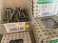 22 dozen inox houtschroeven - afbeelding 5 van  9