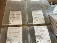 22 dozen inox houtschroeven - afbeelding 7 van  9