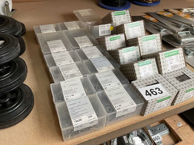 22 dozen inox houtschroeven - afbeelding 9 van  9