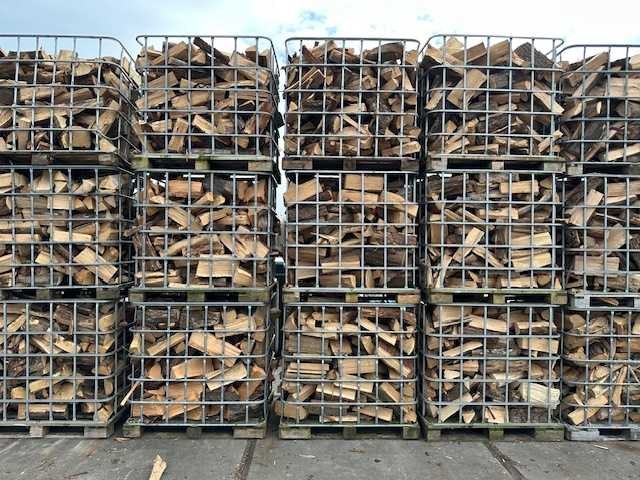 22 m3 eik brandhout ibc container (22x) - afbeelding 2 van  7