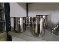 22 roestvrijstalen laboratoriumcontainers - afbeelding 4 van  5