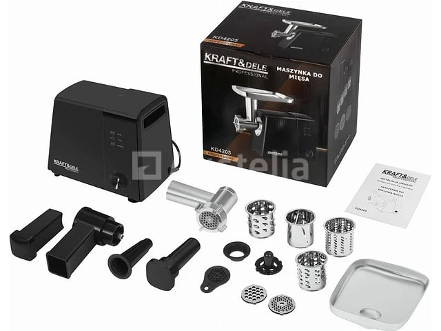 2200w vleesmolen + accessoires - afbeelding 1 van  2