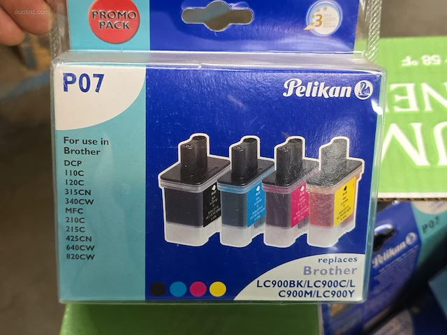 (220x) inktpatronen voor printers pelikan p07 - afbeelding 1 van  4