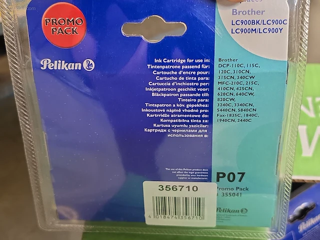 (220x) inktpatronen voor printers pelikan p07 - afbeelding 3 van  4