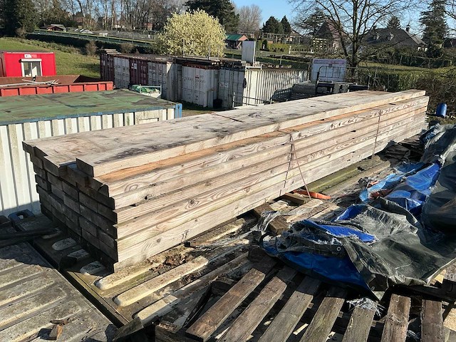 225x74 houten balken (36x) - afbeelding 1 van  4