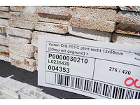 226,8 lm vuren plint recht 12x55mm - afbeelding 4 van  5