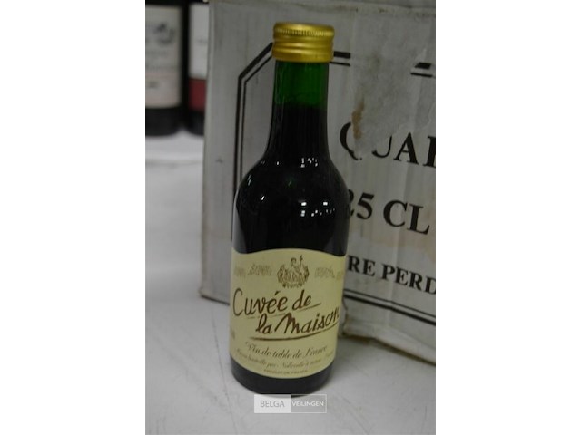 22x 25cl cuvee de la maison rood - afbeelding 1 van  3