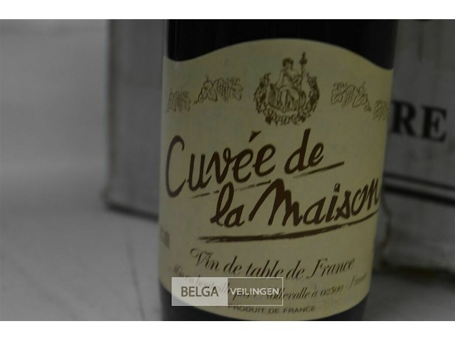22x 25cl cuvee de la maison rood - afbeelding 2 van  3