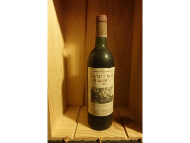 22x 75cl chateau nenin pomerol 1986 - afbeelding 1 van  3