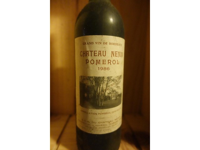 22x 75cl chateau nenin pomerol 1986 - afbeelding 2 van  3