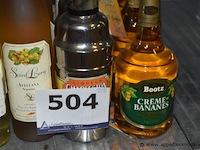 22x diverse flessen likeur en cocktailshaker, o.a. giffard, saint lery, bootz - afbeelding 3 van  3