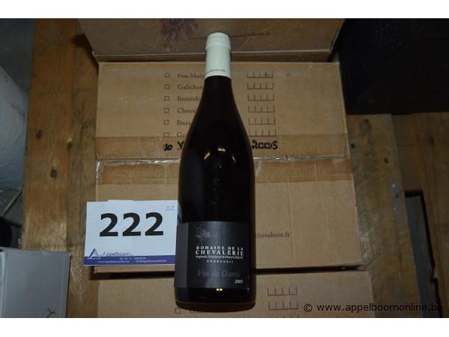 22x fles wijn, domaine de la chevalerie, bourgueil, 2005, 75cl - afbeelding 1 van  3