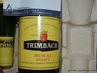 22x fles witte wijn, trimbach, wo. muscat reserve en gewurztraminer, 750ml - afbeelding 4 van  5