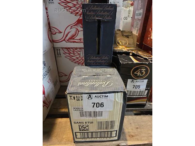 (22x) fles(sen) ballantines whisky - afbeelding 4 van  4