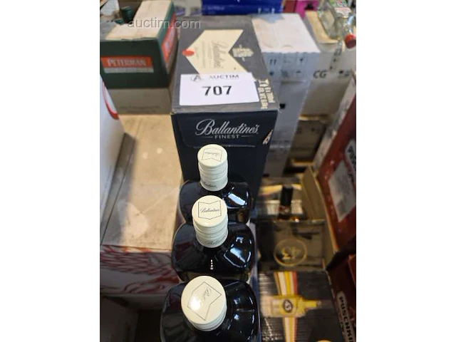 (22x) fles(sen) ballantines whisky - afbeelding 4 van  4
