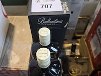 (22x) fles(sen) ballantines whisky - afbeelding 4 van  4