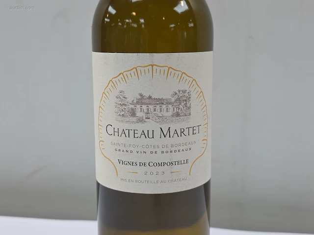 (22x) fles(sen) chateau martet 75 - afbeelding 2 van  6