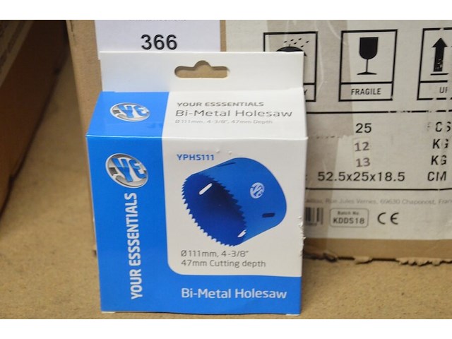 22x holesaw diam 111 mm - afbeelding 2 van  2