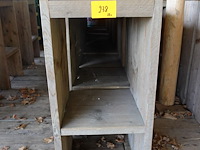 22x houten kruk - afbeelding 1 van  3