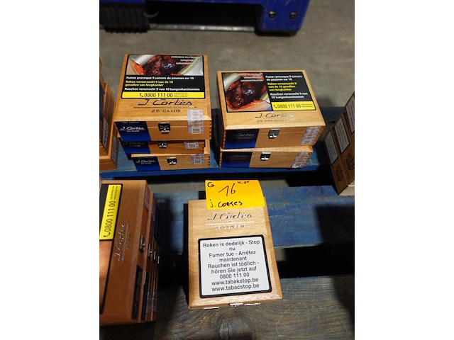 22x sigaren in kist j.cortès - afbeelding 3 van  3