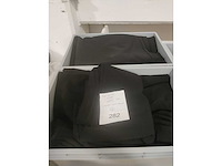 22x zwart nap receptietafel gebruikt (22x) excl. bak - afbeelding 1 van  1