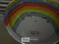 22x8st kartonnen bordjes ø23cm - afbeelding 3 van  3