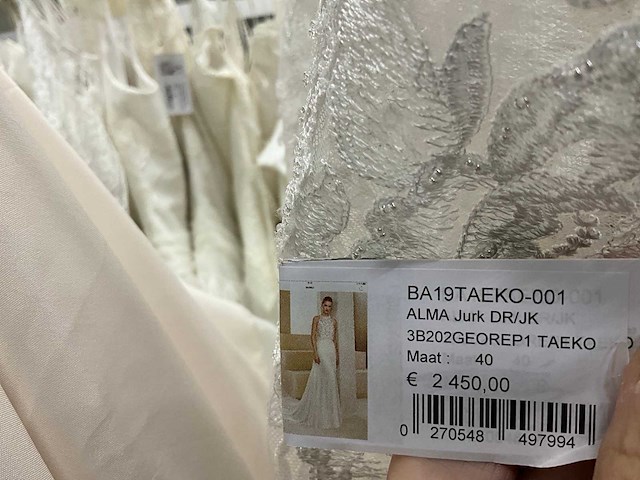 23 bruidsjurken rosa clara alma (totaalprijs) - afbeelding 20 van  48