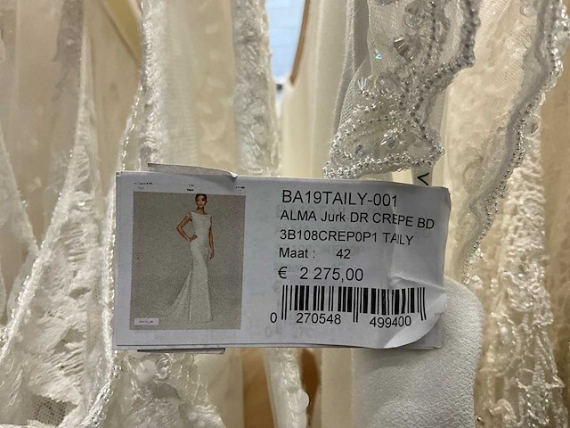 23 bruidsjurken rosa clara alma (totaalprijs) - afbeelding 24 van  48