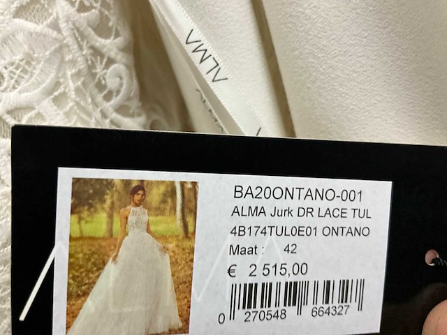 23 bruidsjurken rosa clara alma (totaalprijs) - afbeelding 35 van  48