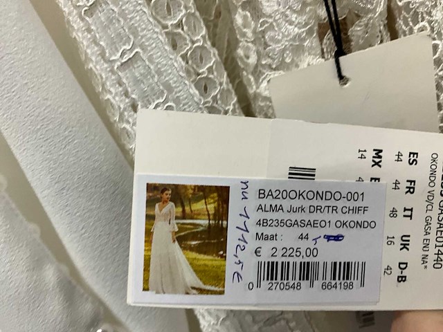 23 bruidsjurken rosa clara alma (totaalprijs) - afbeelding 40 van  48