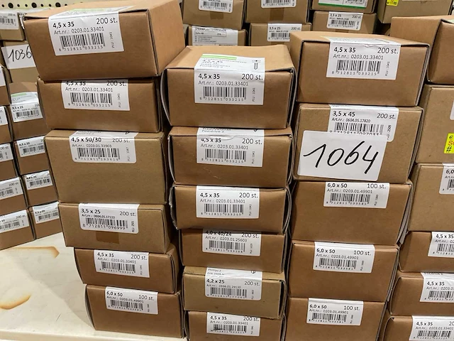 23 dozen hout schroeven - afbeelding 4 van  6