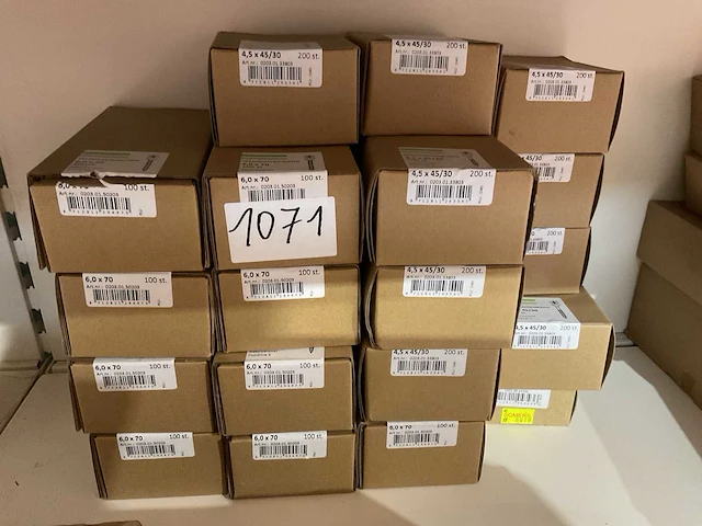 23 dozen hout schroeven - afbeelding 1 van  6
