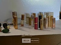 ±23 vintage navul flesjes voor parfum en 3 vintage verstuivers