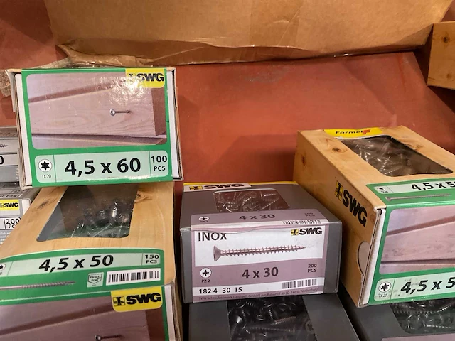 23 x dozen inox schroeven - afbeelding 5 van  6