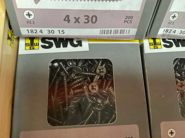 23 x dozen inox schroeven - afbeelding 6 van  6