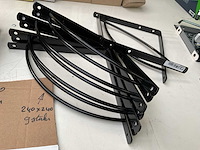 23 zwarte plank dragers - afbeelding 4 van  5