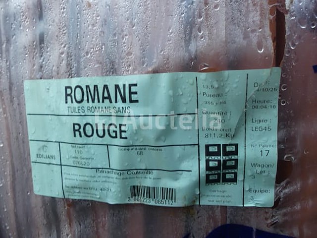 230 rode romaanse ediliaanse tegels - afbeelding 3 van  4