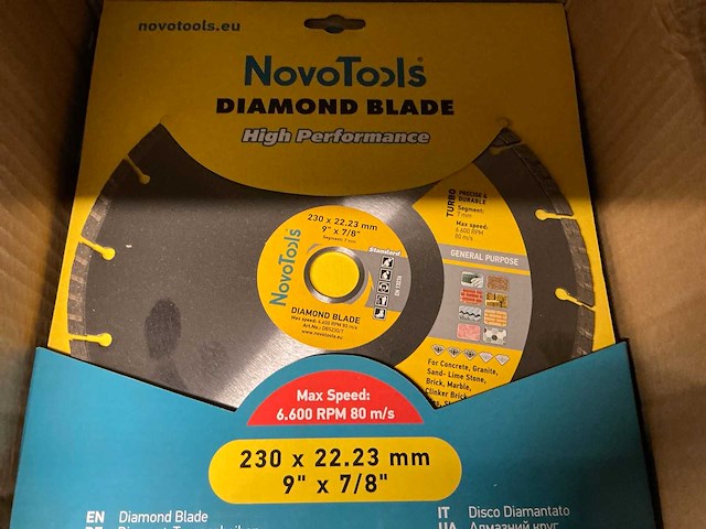 230x22.23mm diamantzaagblad (35x) - afbeelding 3 van  3