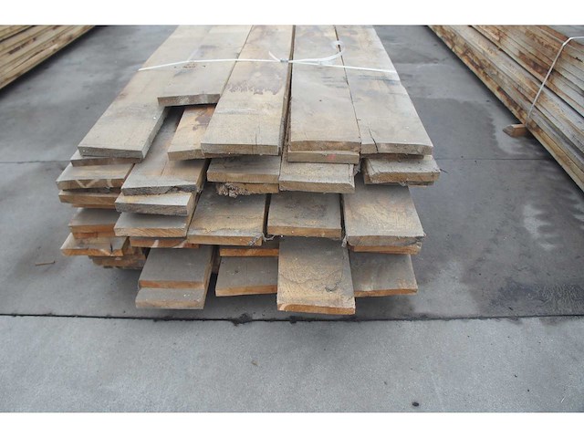 2,31 m³ eiken planken 30mm droog - afbeelding 3 van  5