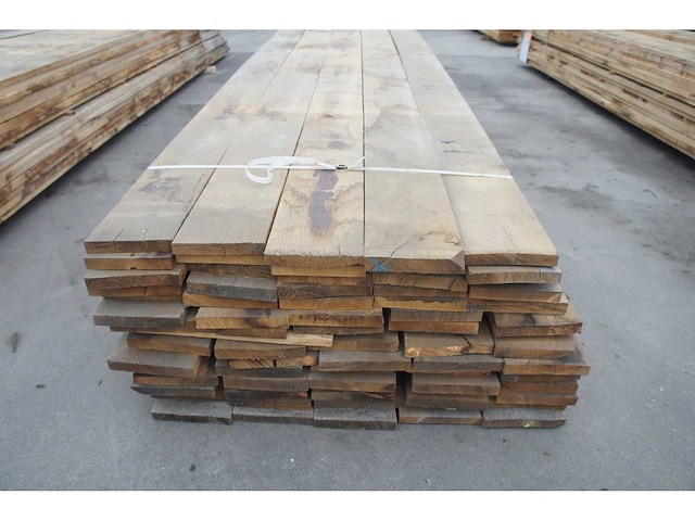 2,31 m³ eiken planken 30mm droog - afbeelding 4 van  5